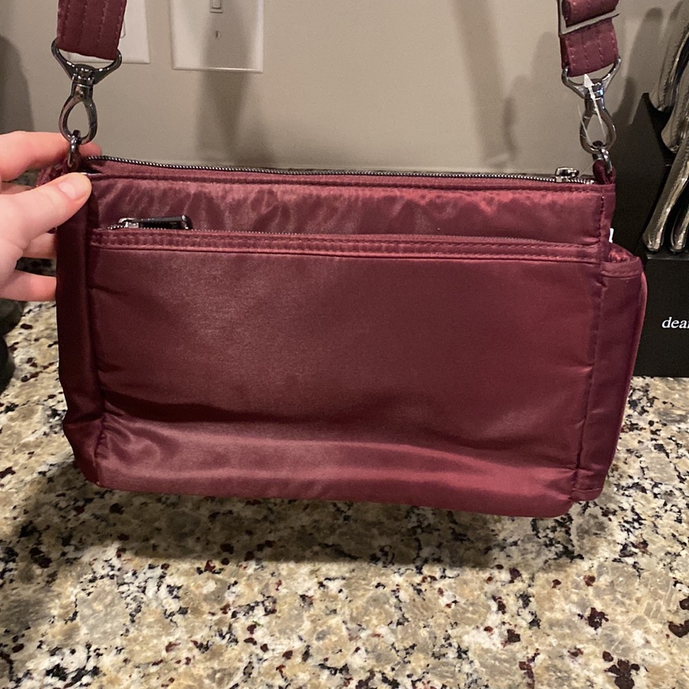 maroon Lug Pacer 2 studded crossbody bag - Picture 7 of 8